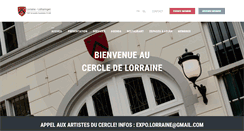 Desktop Screenshot of cercledelorraine.be